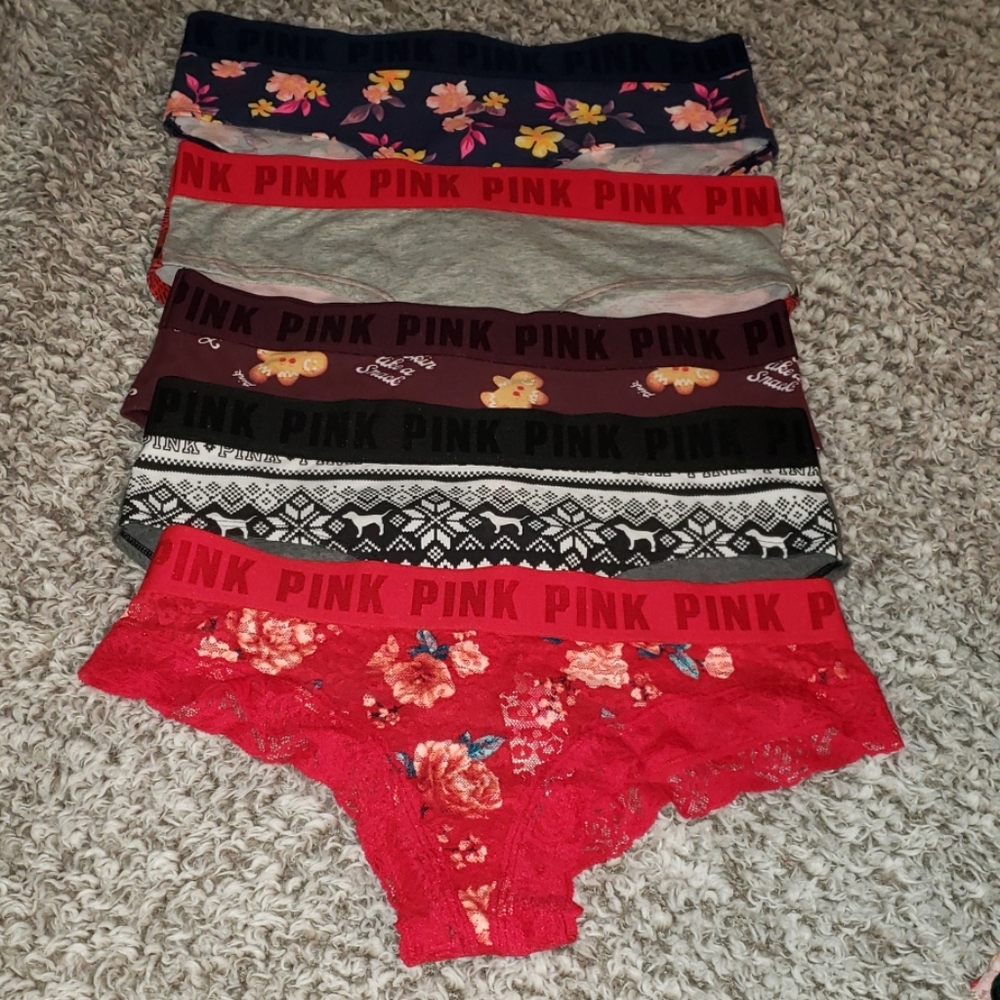 🎄❄*final price*Lot of 5 PINK Panties